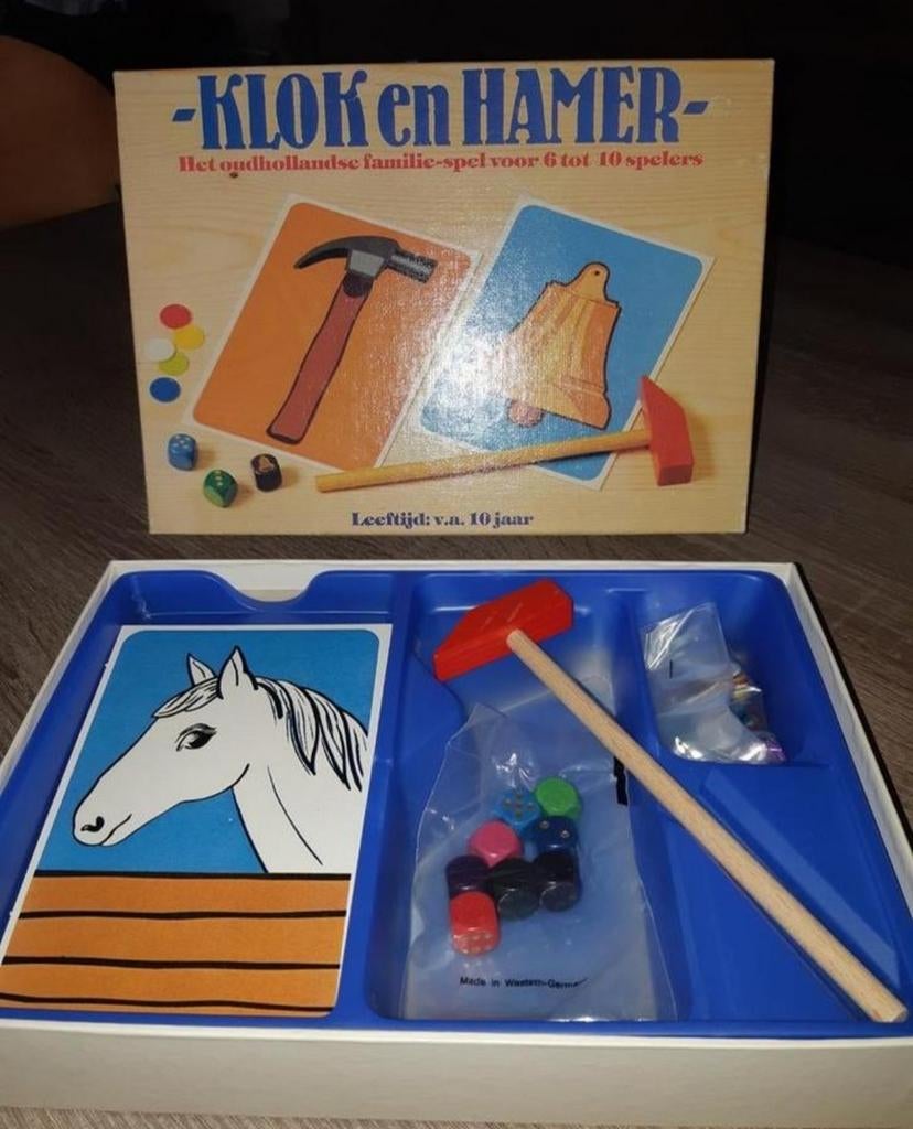 Klok en hamer spel, Ophalen of Verzenden, Zo goed als nieuw