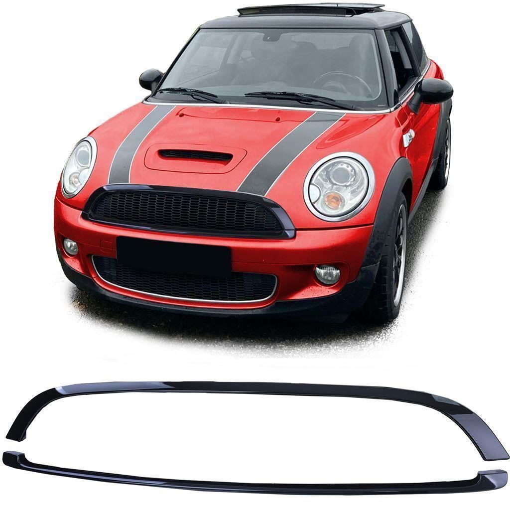 Grill Lijsten Glans Zwart Mini One Cooper JCW R56 R57 R58 R5, Verzenden, Automotive Parts, A.parts@hotmail.nl, Trasmolenlaan 12 3447 GZ Woerden