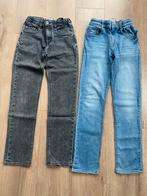 Vingino Baggio jeans, zwart en blauw, maat 152, Ophalen of Verzenden, Gebruikt, Jongen, Broek
