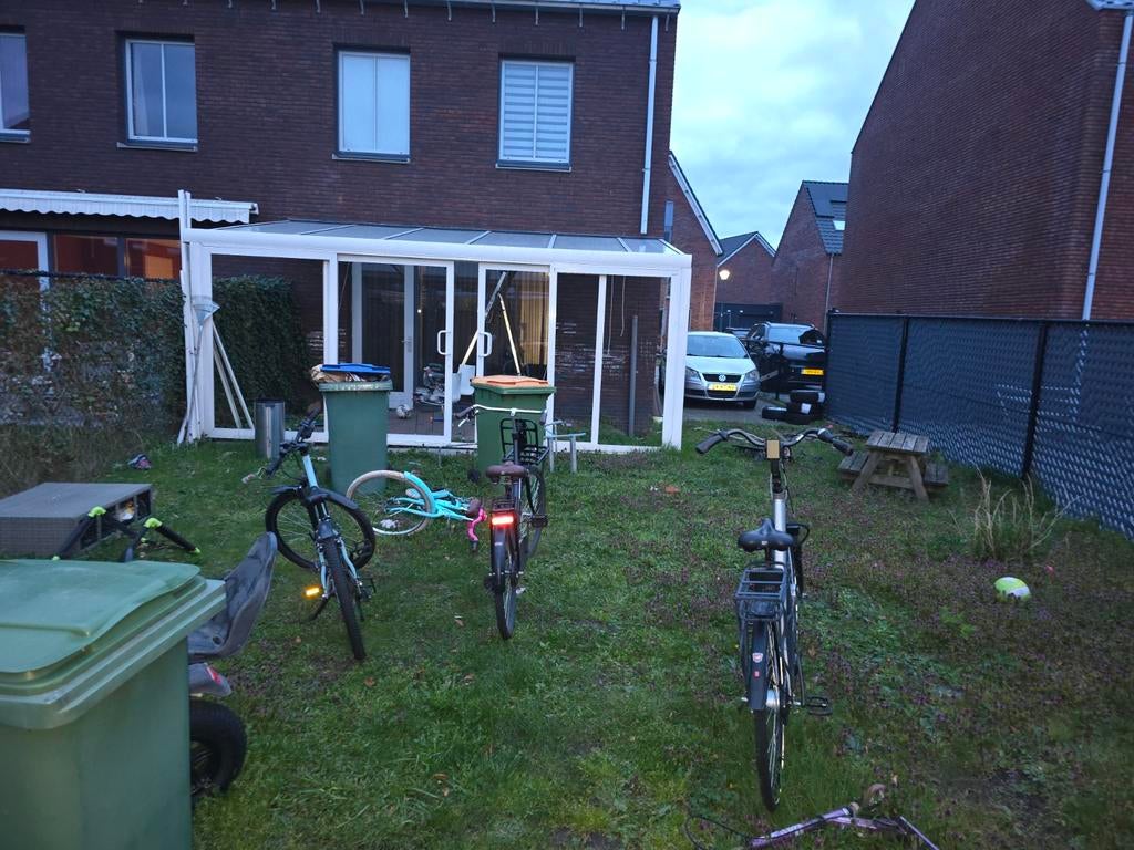 Aluminium Veranda 5x3m met Schuifpuien en Spotjes, Ophalen, Gebruikt, Veranda