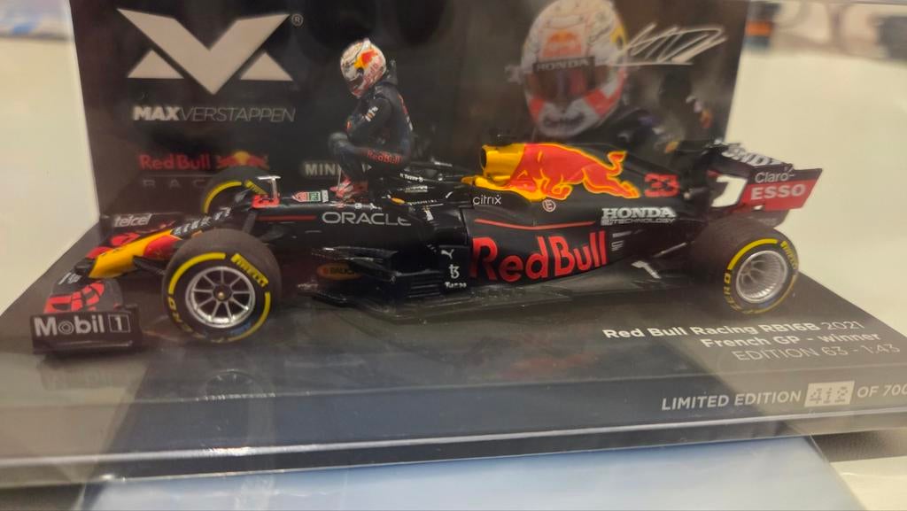 Meerdere max verstappen minichamps modellen, Ophalen of Verzenden, Zo goed als nieuw, Auto, MiniChamps