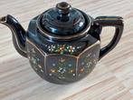 Klein oud theepotje handbeschilderd 250 ml, Ophalen of Verzenden