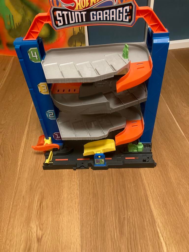 Hotwheels garage, Kinderen en Baby's, Speelgoed | Racebanen, Ophalen, Gebruikt, Onderdelen, Hot Wheels