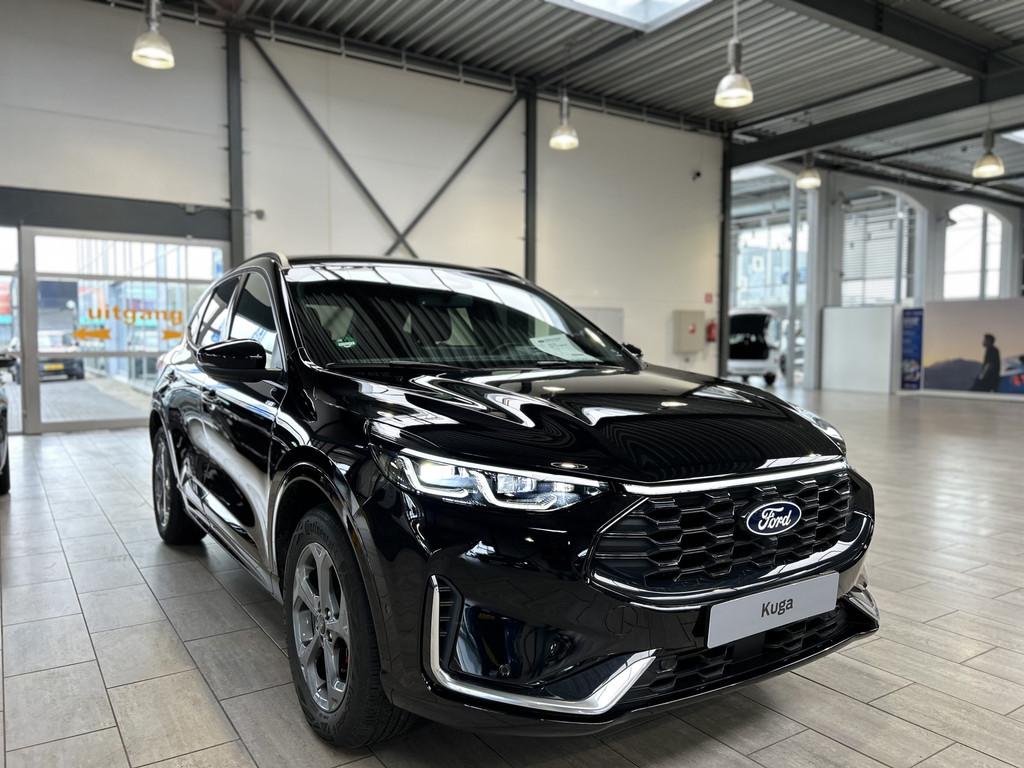 Ford Kuga 2.5 PHEV 243 pk ST-Line X I AGR stoelen I Adapt Cr, Gebruikt, Zwart, Zwart, Bedrijf