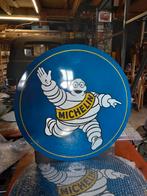Super mooi groot emaile bord  Michelin  55cm, Ophalen of Verzenden, Zo goed als nieuw, Reclamebord