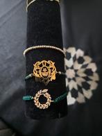 Diverse gouden  kleur en kralen armbanden, Staal, Nieuw, Goud, Met bedels of kralen