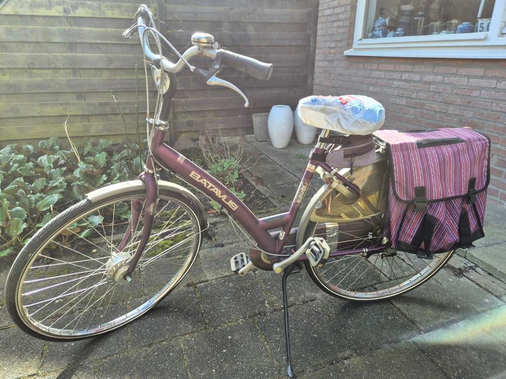 Batavus damesfiets met lage instap., Ophalen, Versnellingen, Batavus, 53 tot 56 cm