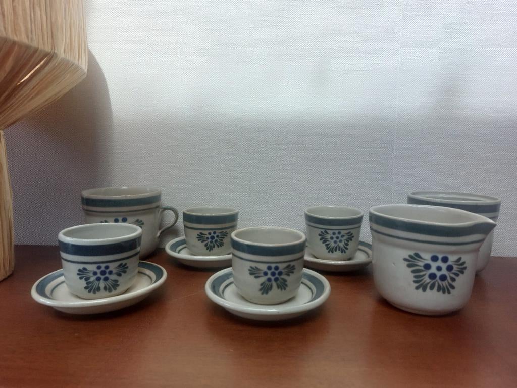 Vintage koffieservies – Scandinavische stijl, Ophalen of Verzenden