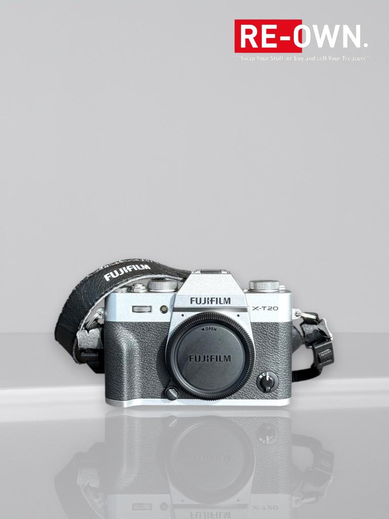 Fuji / Fujifilm x-t20 body Silver (topstaat + accessoires), ., Compact, Ophalen of Verzenden, Zo goed als nieuw