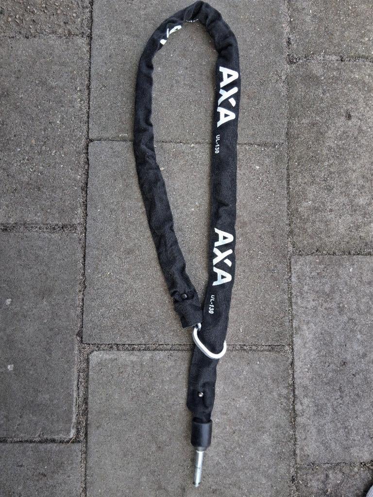 Axa defender / solid insteekketting 130cm lang, Fietsen en Brommers, Fietsonderdelen, Ophalen, Axa