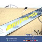 63 AMG INSTAP LIJSTEN GEEL W205 W253 W213 C63 E63 GLC63 AMG, Gebruikt, -, Ophalen of Verzenden, -