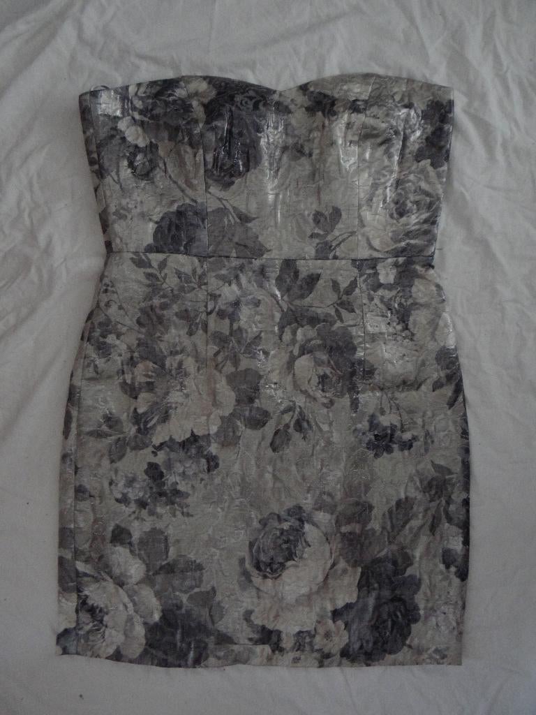 Leuke grijs/zilveren ADDY VAN DEN KROMMENACKER/STEPS jurk, Kleding | Dames, Jurken, Zo goed als nieuw, Knielengte, ADDY VAN DEN KROMMENACKER