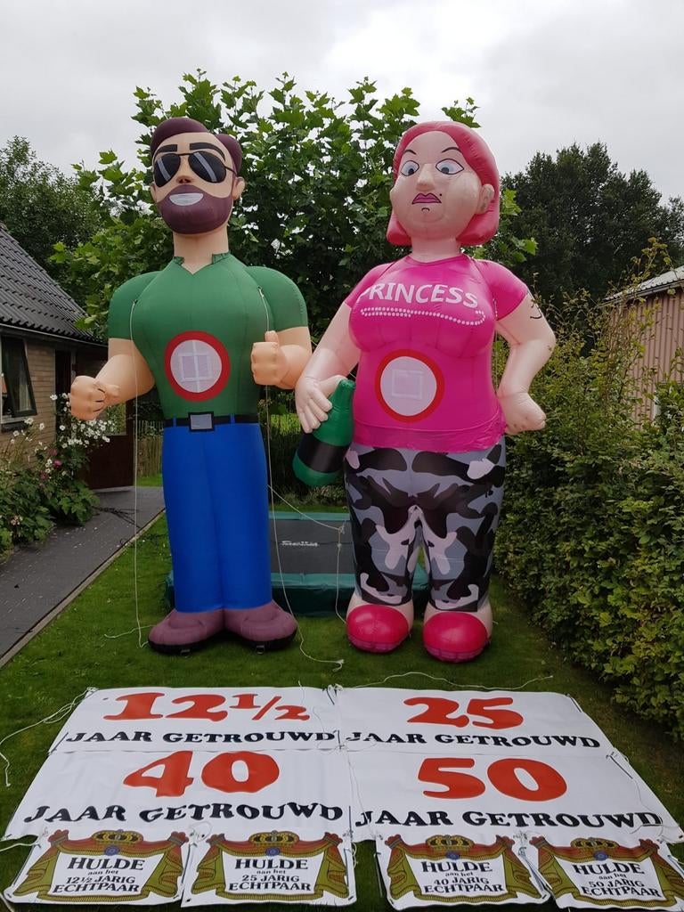 Opblaaspoppen voor jubileum en andere gelegenheden, Ophalen, Overige