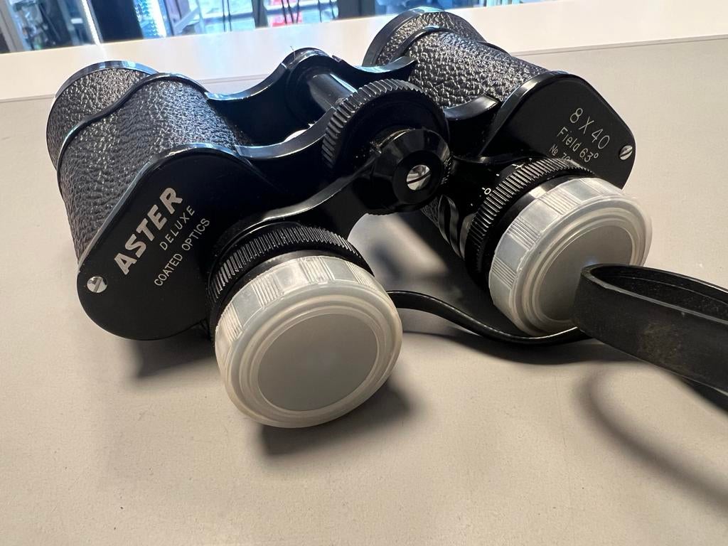 Aster Deluxe 8x40 Verrekijker met Tas, Gebruikt, Nvt, 8 tot 12x, Nvt