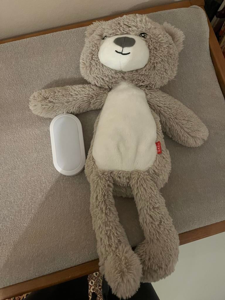 Zazu Beer Slaaptrainer - Knuffel met Nachtlampje, Ophalen of Verzenden, Zo goed als nieuw, Overige typen, Met licht