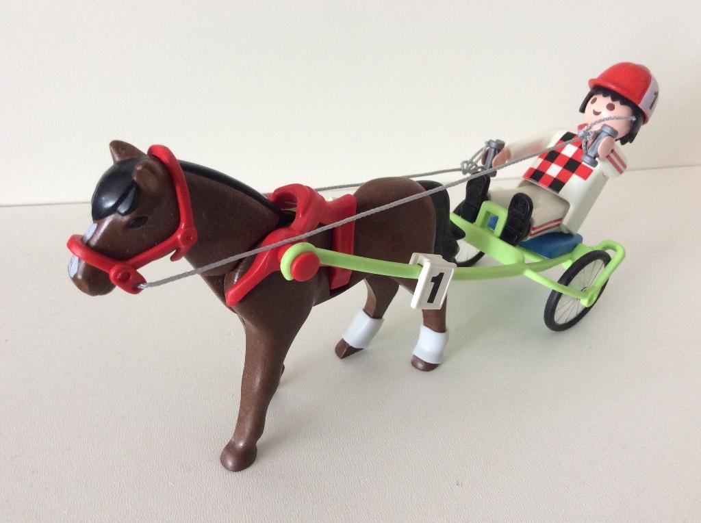 Playmobil 4192 sulky met jockey, Kinderen en Baby's, Speelgoed | Playmobil, Ophalen of Verzenden, Gebruikt, Complete set