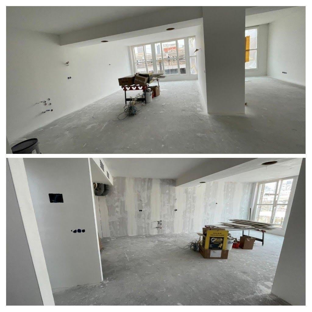 Latex spuiten strak resultaat + betalen in 3 delen NL BE DU, Doe-het-zelf en Verbouw, Schildersmaterialen, Ophalen, Nieuw, Verfspuit of Verfpomp