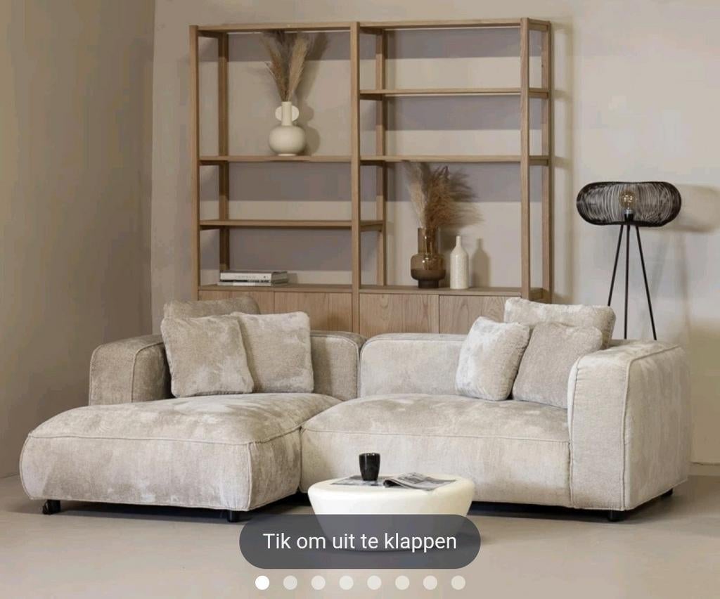 Nieuw! Super mooi bankstel. Helaas te groot voor onze woonka, Ophalen, Nieuw, Tweepersoons