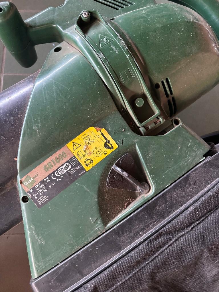 Greenway GB1600 Elektrische Bladblazer Bladzuiger Valex, Ophalen, Gebruikt, Onbekend, Elektrisch