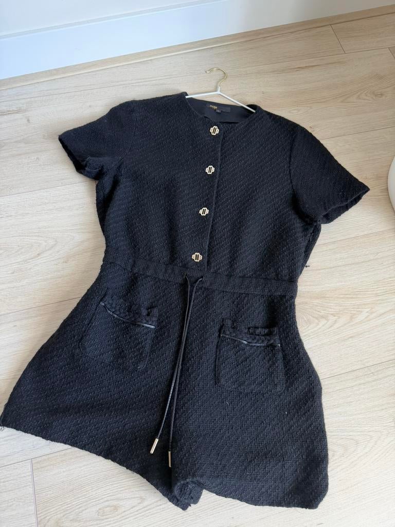 Maje Jumpsuit, Kleding | Dames, Jumpsuits, Ophalen, Zo goed als nieuw, Maat 38/40 (M), Zwart