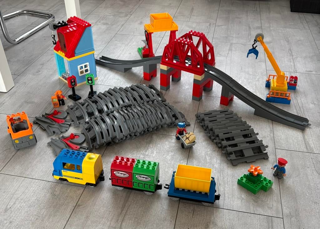 Duplo Treinset met Grote Brug., Ophalen of Verzenden, Zo goed als nieuw, Duplo