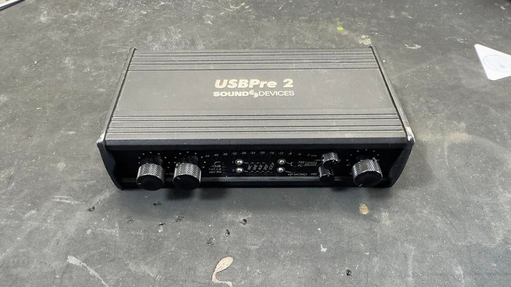 Sound Devices USBPre 2, Ophalen, Gebruikt