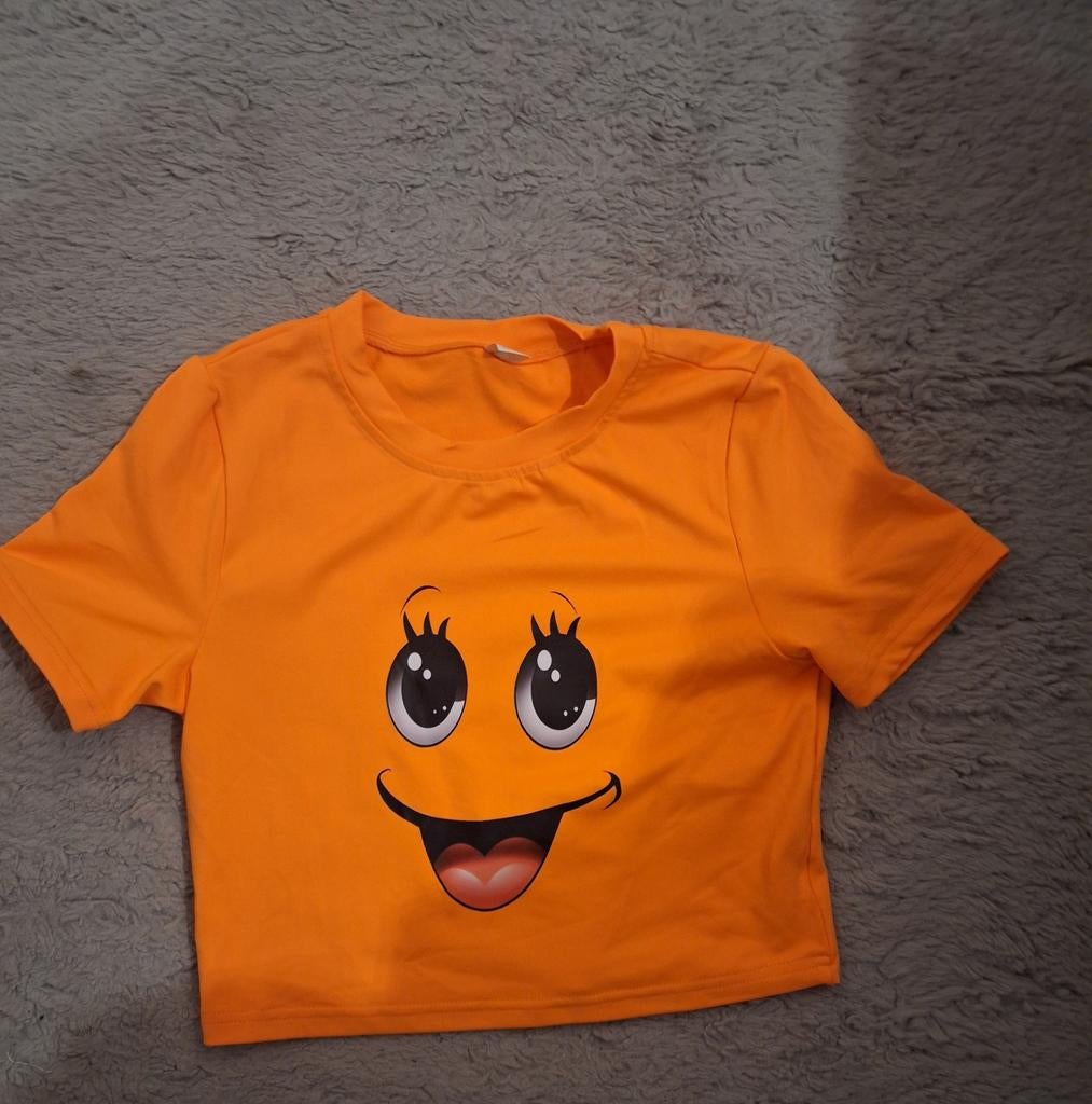 Leuk shirt maat 134/140, Kinderen en Baby's, Kinderkleding | Maat 134, Ophalen of Verzenden, Zo goed als nieuw, Meisje, Shirt of Longsleeve