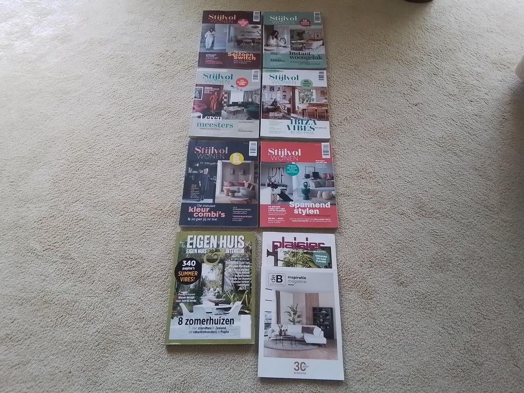 Bladen 6 x stijlvol wonen uit 2023, Boeken, Tijdschriften en Kranten, Ophalen, Gelezen, Overige typen
