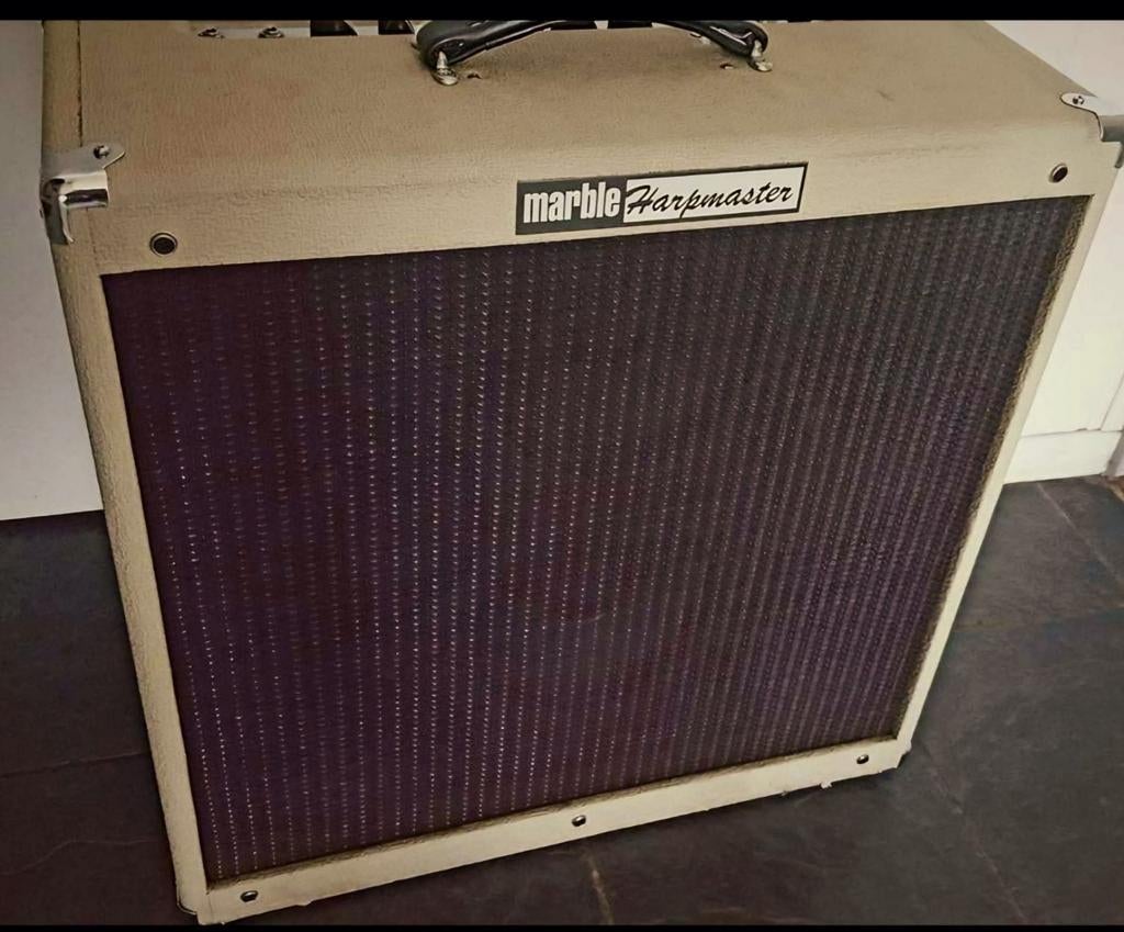 Marble harpmaster 6x8    harmonica bluesharp amp, Ophalen of Verzenden, Gebruikt, 50 tot 100 watt