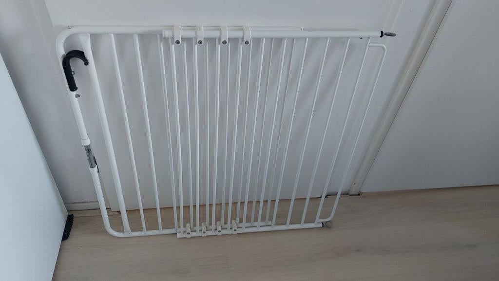 Wit metalen traphekje - Veiligheid voor uw kind, Ophalen, Gebruikt, Klemhekje, Metaal of IJzer