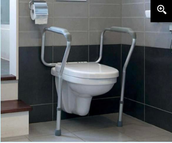 Toiletsteun/armleuning voor op toilet, Ophalen, Zo goed als nieuw