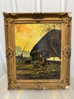 Schilderij met boeren landschap, Ophalen