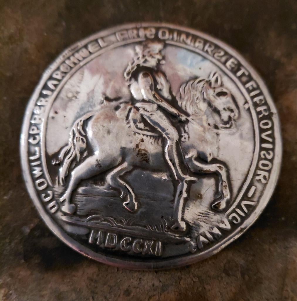 GEZOCHT broche of knoop 6cm, Sieraden, Tassen en Uiterlijk, Broches, Verzenden, Zo goed als nieuw, 4 tot 7 cm