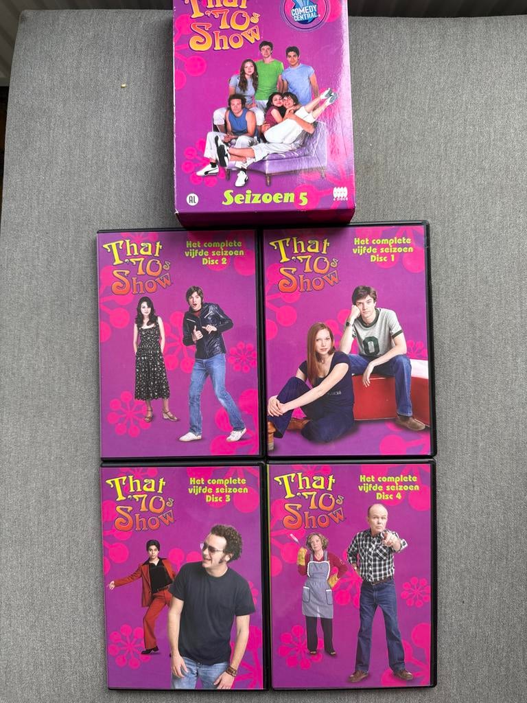 That 70's Show seizoen 5 boxset (NL) zonder discs, Cd's en Dvd's, Dvd's | Tv en Series, Gebruikt, Boxset, Ophalen of Verzenden
