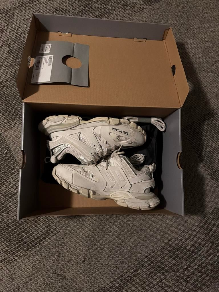 Balenciaga Track Sneakers Wit - Maat 41, Kleding | Dames, Schoenen, Ophalen of Verzenden, Zo goed als nieuw, Wit, Sneakers of Gympen