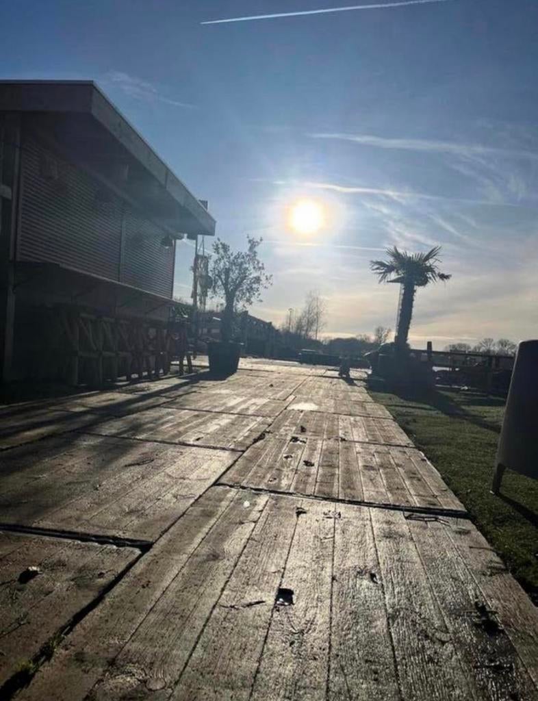 Steenschotten, Tuin en Terras, Terrasdelen en Vlonders, Hout, Ophalen