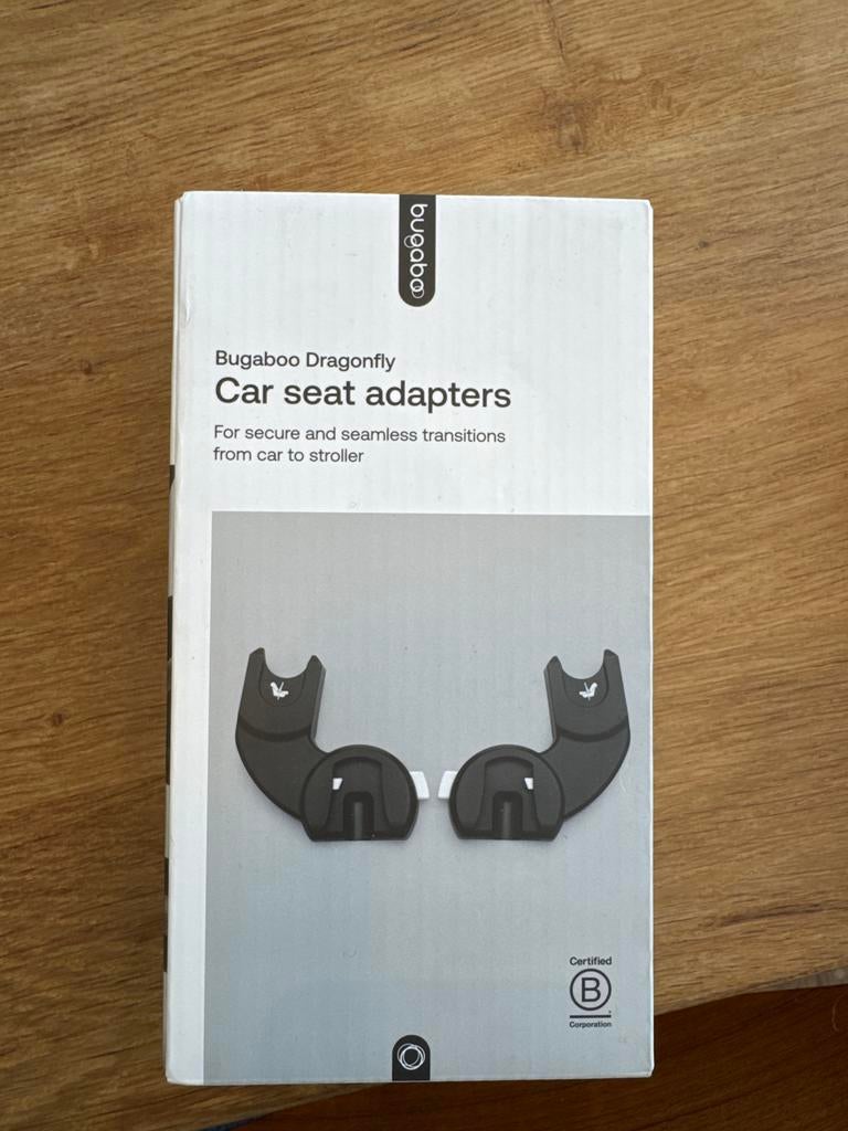 Bugaboo Dragonfly autostoel adapters - Nieuw in doos, Ophalen of Verzenden, Nieuw