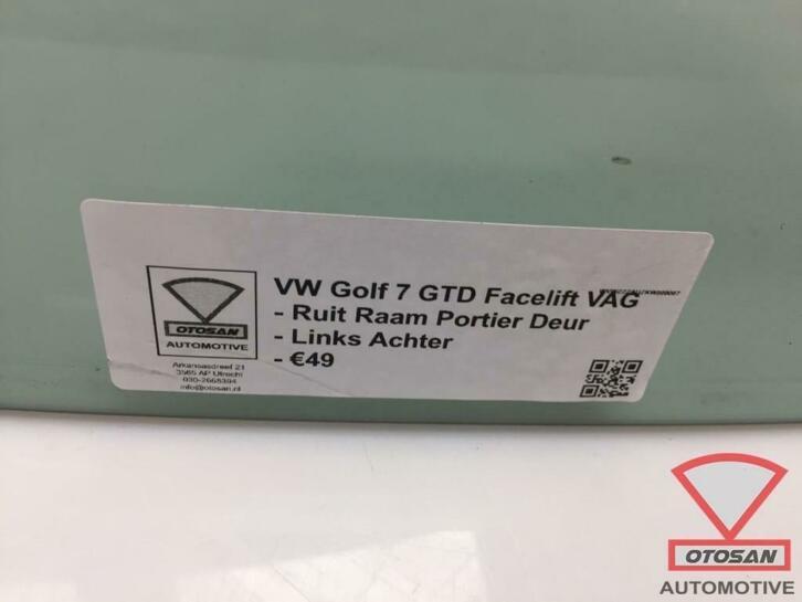 vw golf 7 gte facelift ruit raam deur portier links achter, Gebruikt, Volkswagen, Volkswagen AG, Berliner Ring 2
38440  Wolfsburg, DE