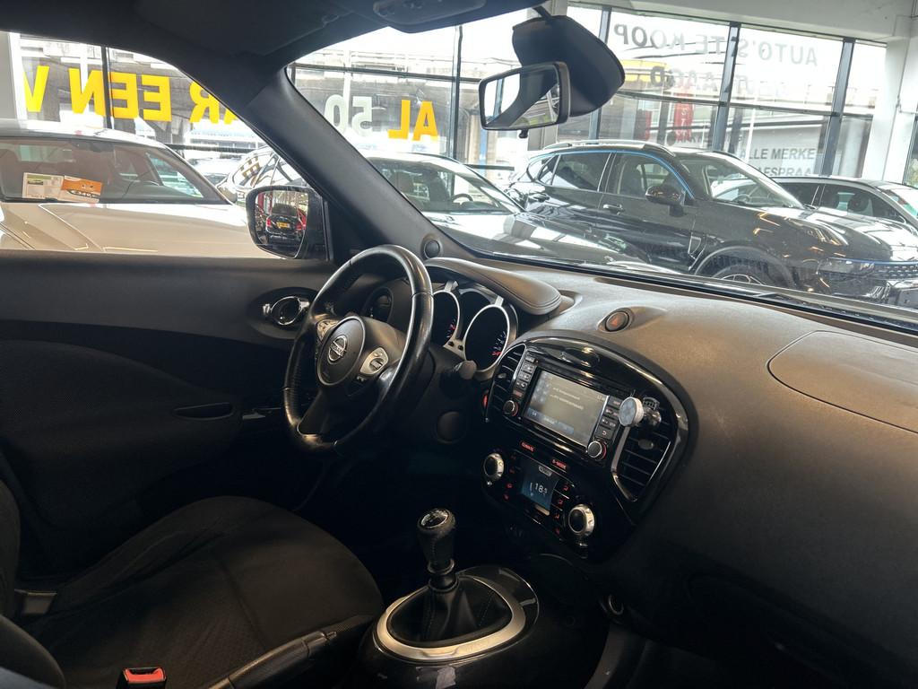 Nissan Juke 1.2 DIG-T S/S Tekna | Cruise control | Climate c, Voorwielaandrijving, 639 kg, Met garantie (alle), Zwart