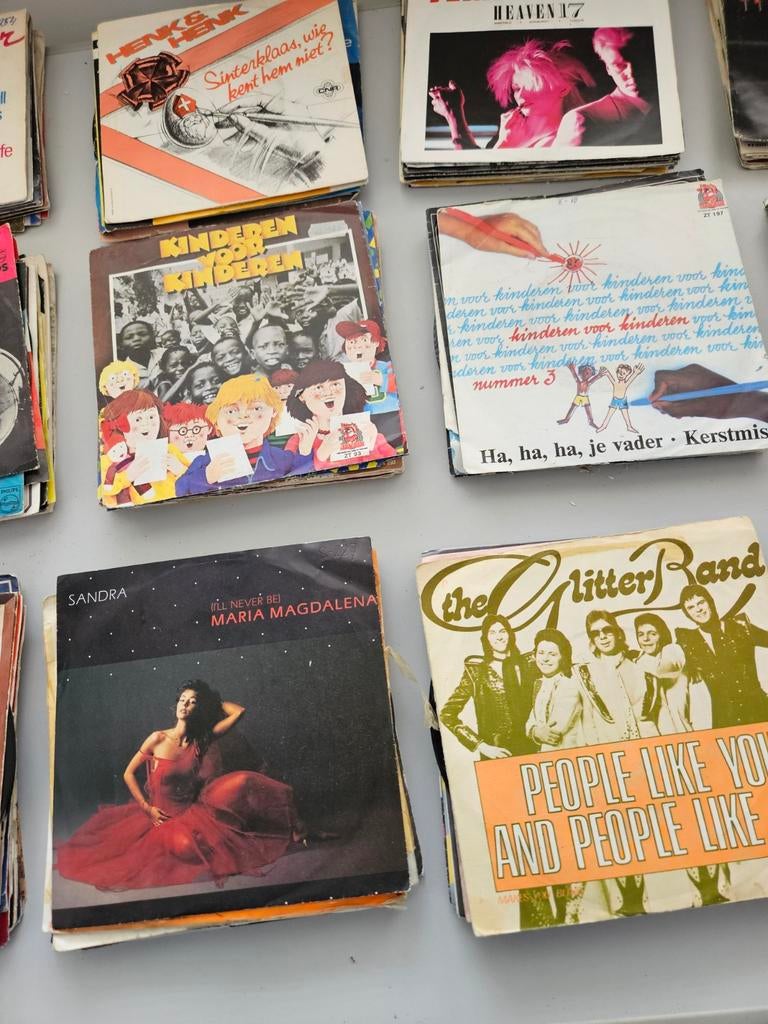 163 singles uit de jaren 60, 70 en 80, Gebruikt, 7 inch, Single, Ophalen of Verzenden