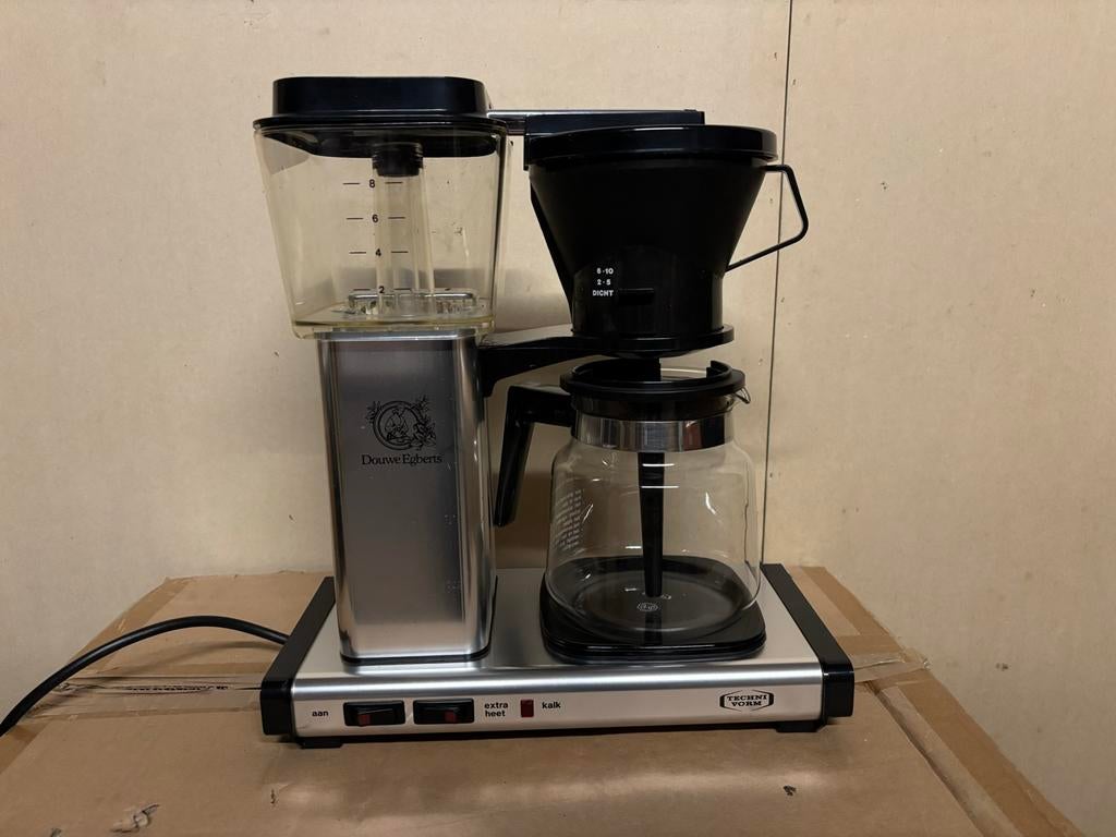 Douwe Egberts Technivorm koffiezetapparaat, Afneembaar waterreservoir, Gebruikt, Koffiemachine, Gemalen koffie