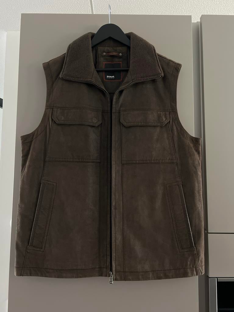 Mooie Donar bodywarmer - Zo goed als nieuw - Maat 52, Ophalen, Zo goed als nieuw, Maat 52/54 (L), Bruin