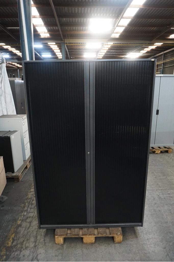 Archiefkast roldeurkast kantoorkast gereedschapskast, Niet ingevuld, Gebruikt, 100 tot 150 cm, Niet ingevuld