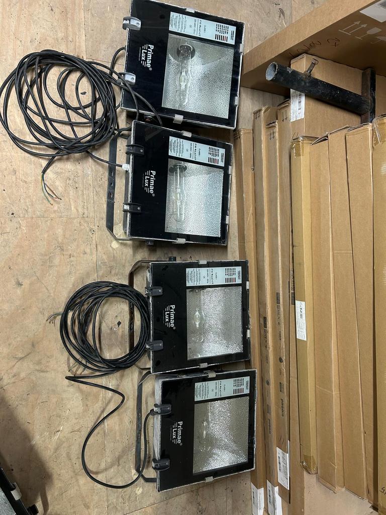 BIJNA GRATIS: 8 bouwlampen, Ophalen, Gebruikt, Kabel of Snoer