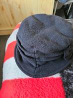 Dameshoedje fleece zwart met strik, Verzenden, Nieuw, 55 cm (S, 6⅞ inch) of minder, Hoed