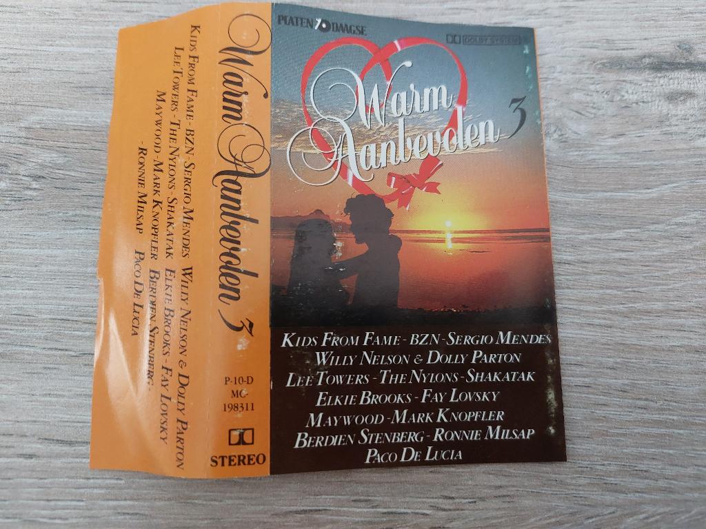WARM AANBEVOLEN 3 (MC), Cd's en Dvd's, Cassettebandjes, Ophalen of Verzenden, Zo goed als nieuw, Origineel, 1 bandje