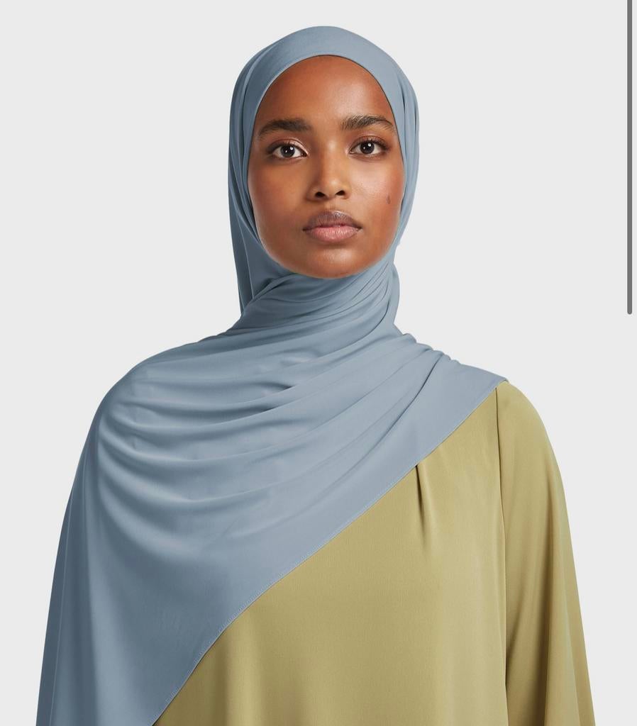 Merrachi Breathable silver blue nieuw, Kleding | Dames, Ophalen of Verzenden, Zo goed als nieuw, Sjaal