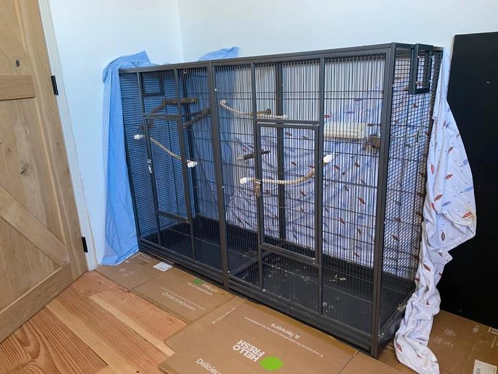 Montana new Melbourne 2 Vogelkooi, Dieren en Toebehoren, Vogels | Hokken en Kooien, Gebruikt, Vogelkooi, Metaal, Ophalen of Verzenden