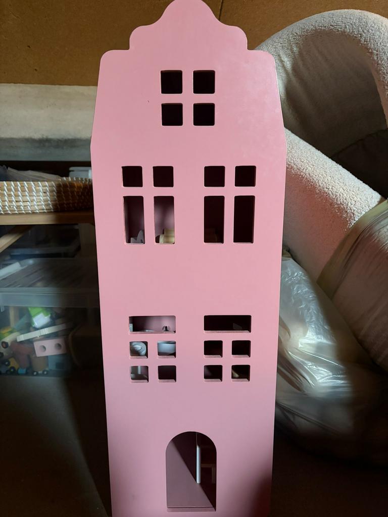 Hema grachtenpand, Kinderen en Baby's, Speelgoed | Poppenhuizen, Ophalen, Zo goed als nieuw, Poppenhuis