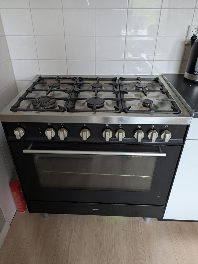 Gasfornuis met oven Pelgrim, Witgoed en Apparatuur, Fornuizen, Ophalen, Gebruikt, Gas, Vrijstaand